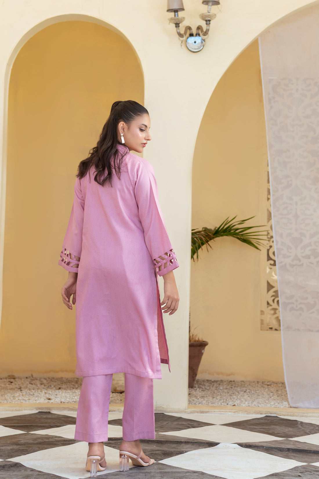 Jacquard Solids RTW - Light Pink