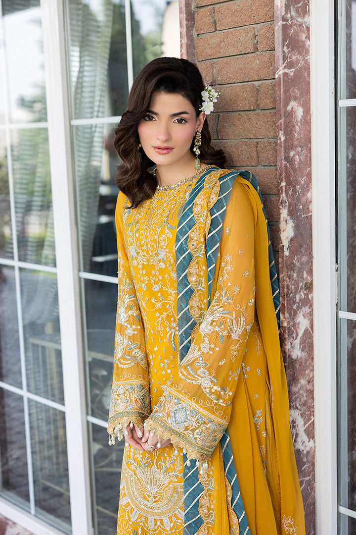 Saffron - Lamhaé Festive Unstitched Formals | 3pc