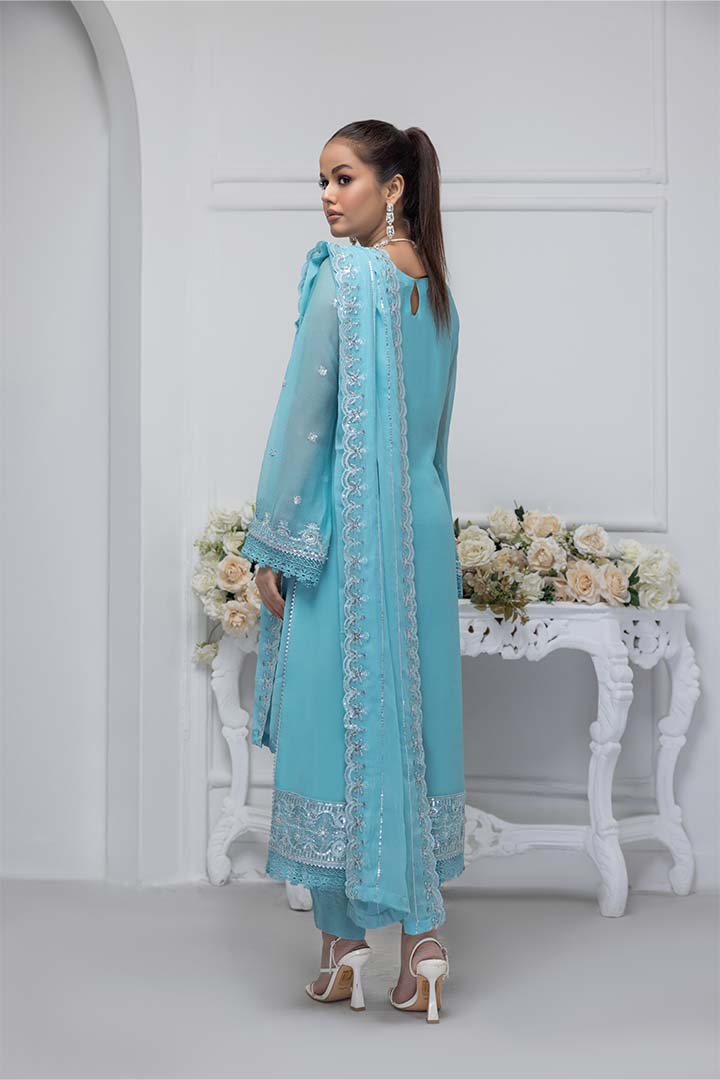 Aura Hand Crafted Luxury Chiffon Design 02