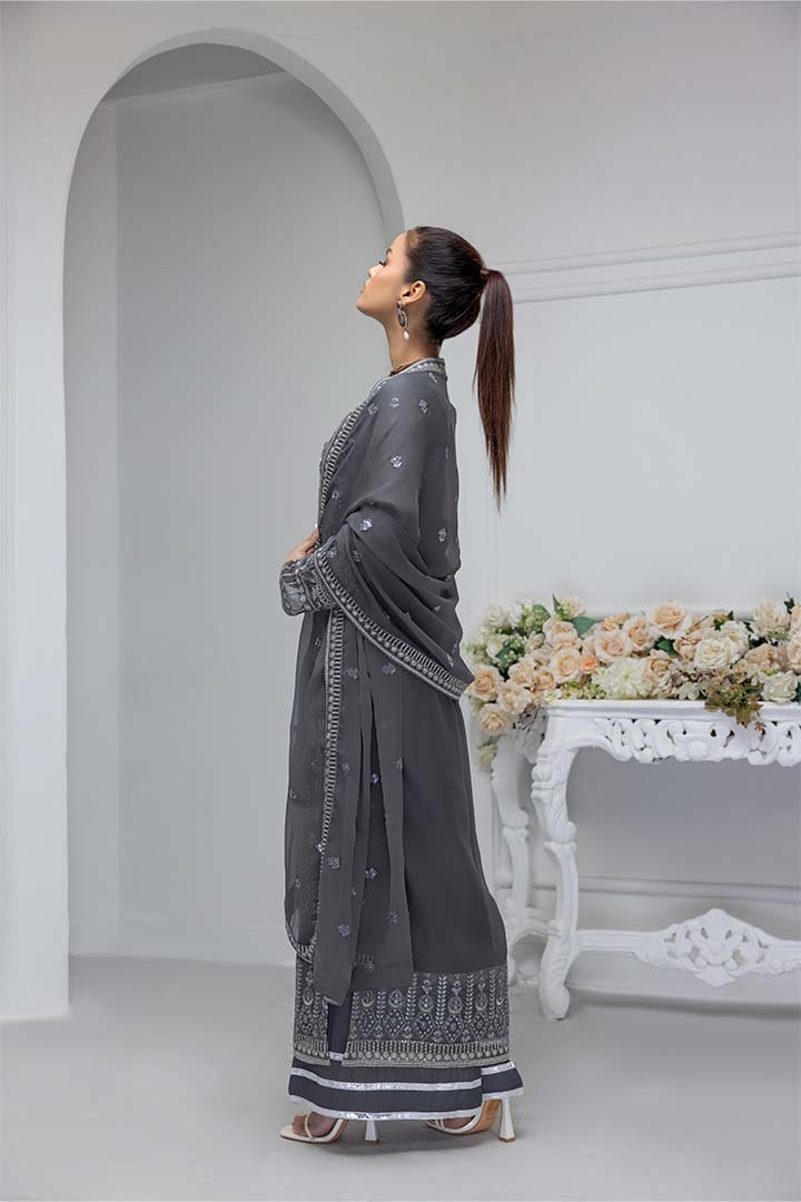 Aura Hand Crafted Luxury Chiffon Design 03