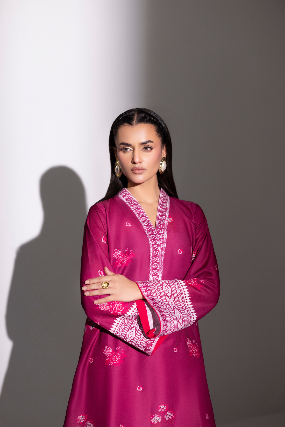 Fuchsia Glow - Seluné | 2 pc stitched