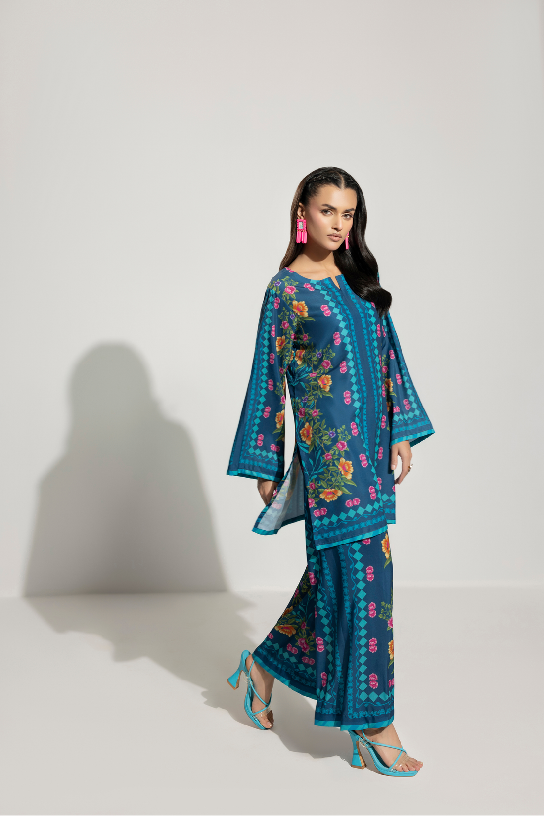 Peacock Mosaic - Seluné | 2 pc stitched