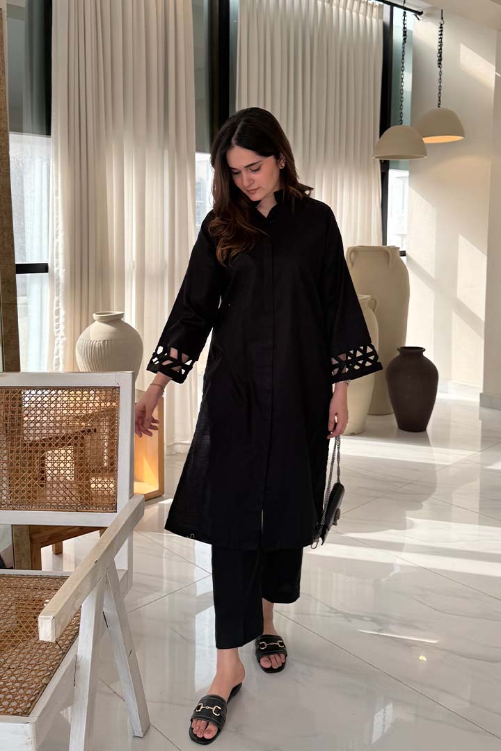 Jacquard Solids RTW - Black