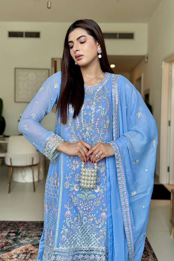 Azura - Luminara Chiffon Unstitched